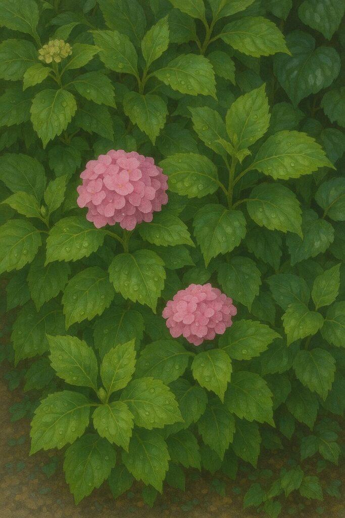アジサイの無料(フリー)イラスト