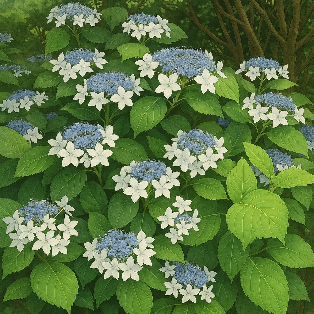 アジサイの無料(フリー)イラスト