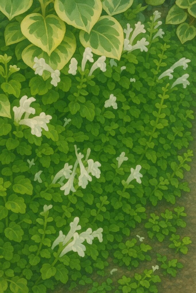 タツナミソウの無料(フリー)イラスト