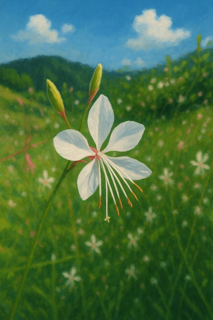 ガウラの無料(フリー)イラスト