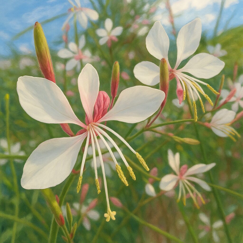 ガウラの無料(フリー)イラスト